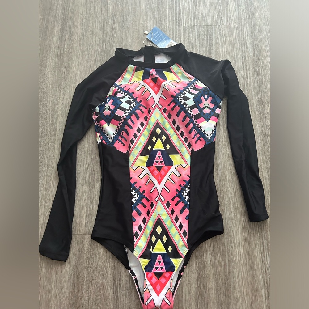 One piece bathing suit!
